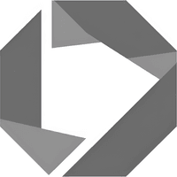 Минималистичный абстрактный логотип компании ВитаПтек Спорт в серых тонах на белом фоне