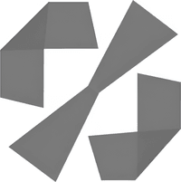Минималистичный абстрактный логотип компании ВитаПтек Спорт в серых тонах на белом фоне